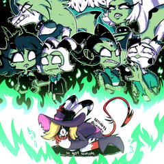 Helluva Boss fanart of the episode "Ghostfuckers"